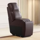 Home Centre Stockholm Half Leather Console - Brown...