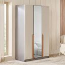 Home Centre | Tiffany | Engineered Wood | 3 Door Swing Wardrobes | Grey | 1 Year Warranty...