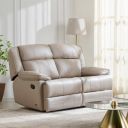 Home Centre | Torino | Half Leather | Solid Wood | 2 Seater Recliners | Grey | 2 Years Warranty...