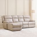 Home Centre | Torino | Half Leather | Solid Wood | Recliner Sets | Grey | 2 Years Warranty...
