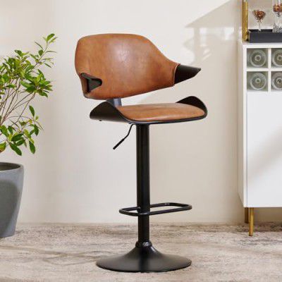 Home Centre Viva Bar Chair - Brown