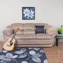 Home Centre Zecchino Cuddler Fabric Sofa -3 Seater Brown...