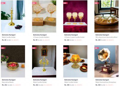 Myntra : Home Decor Accessories Upto 90% Off | Starts @ Rs 66