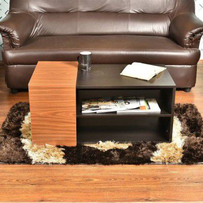 Home Full Engineered Wood Coffee Table  (Finish Color - Multi Color, Knock Down)