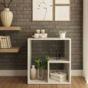 Home Full Engineered Wood Console Table (Finish Color - White 2, Knock Down)...