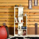 Home Full Engineered Wood Open Book Shelf  (Finish Color - Frosty White, Knock Down)...