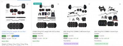 Home Gym Combos Start @ ₹1154