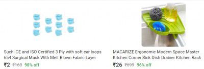 Home & Kitchen Accessories Upto 98% Off