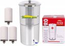 Home-pro Stainless Steel Non Electric Water Filter with 3 Candle - 24 L Gravity Based Water Purifier  (Silver)...