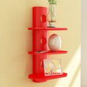 Home Sparkle Sh708 Wall Shelf (Lacquer Finish, Red)...