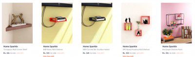 Home Sparkle Wall Shelves up to 82% off
