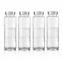 Home Stuffs Glass Water Bottle - 750ml (Set Of 4)...
