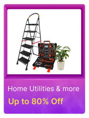 Home Utilities @ upto 80% off on Flipkart on Big Billion Days Sale
