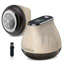 HOMEBASIC Fabric Lint Remover for Clothes | Rechargeable 1000mAh Electric Fuzz Shaver with 6 Leaf Stainless Steel Blades | 3-Speed 5500 RPM...