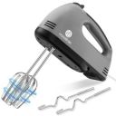 HOMEBASIC Hand Mixer for Cake Baking 260W | Electric Hand Beater with 7 Speed Control, Dough Hook & Beaters | Mixing, Whipping, Kneading, Egg Whisker Blender for Kitchen...