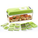 HomeBasics by Home Puff 12 in 1 Multipurpose Chopper, Fruits & Vegetable Cutters, Grater Peeler Chipser, for Kitchen, Food Grade Body, Easy to Clean Slicer Dicer, Chopper for Kitchen, with Warranty (P...