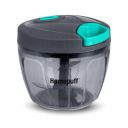 Home Puff HP-MINI-CHPR Vegetable Chopper with 3 Stainless Steel Blade, Green...