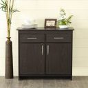 Home Centre Helios Arvis Woodridge Brown Engineered Wood Storage Cabinet with 4 Shelves...