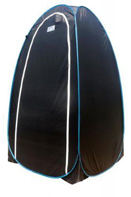 Homecute Foldable Portable Pop-up Cloth Changing Tent or Toilet Tent for Camping Hiking and Picnic Length:84 cm/2.7 ft X Width: 84 cm/2.7 ft X Height:168 cm/5.5 ft. (Black)