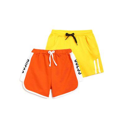 HOMEGROWN Girls Cotton Blend Combo Shorts