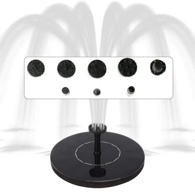 Homehop Solar Fountain For Garden Decorative Waterfall Sprinkler Floating Pump For Home Outdoor, Pond, Aquarium, and Pool With 8 Nozzles