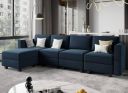 Homeify Skyler 5 Seater Sectional Sofa Set for Living Room Fabric 5 Seater Sofa  (Finish Color - Blue, DIY(Do-It-Yourself))...