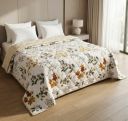 HOMEKART Ultrasonic Quilted AC Comforter 220 GSM (1500g) (Beige & White 225CMx220CM)...