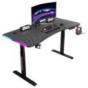 Homeland Gaming Table-Y101, Electric Height Adjustable Engineered Wood Table Desk...