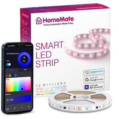 HomeMate Wi-Fi Multicolour Smart LED Strip Kit | 5 Meters