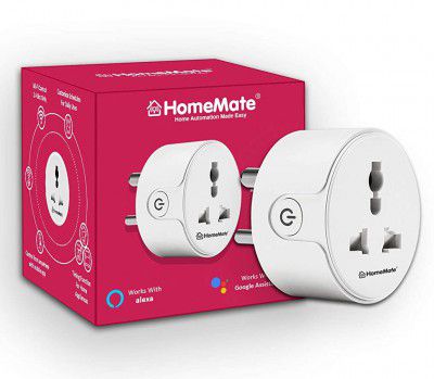 HomeMate WiFi Smart Plug Socket Works with Amazon Alexa and Google home 10A