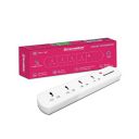 HomeMate WiFi Smart Power Extension | No Hub Required | Works with Amazon Alexa, Google Assistant & Siri | 10A | With Energy Monitoring | 4 Power Outlets...