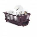 Homeor Houshe 3 in 1 Durable Plastic Large Dish Rack Drainer, Drying Rack...