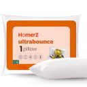 Homerz Set of 1 Fiber Sleeping Pillow, 16x24 inch Size, Vacuum Pack (Basic, Set of 1)...