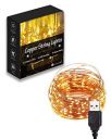Homesake® 10M Fairy Lights 100 LED 33 FT Christmas Lights USB Powered Silver Wire String Lights (10M USB Pack of 1)...