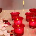 Homesake Glass Tealight Candle Holder, Pack of 6...
