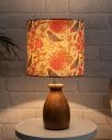 Homesake® Lamp, Table Lamp, Night Lamp for Bedroom, Home Decor Items, Lamp for Living Room, Light Lamp, Bedside Lamp, Room Decor, Dovel Pot - (Wooden Base, Birds)...