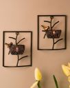 HOMESAKE Wall Bird with Nest Tea-Light Holder...