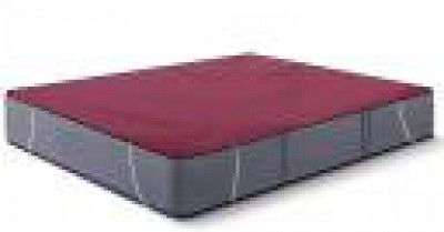 HomeStore-YEP Elastic Strap Queen Size Waterproof Mattress Cover  (Maroon)
