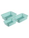 HOMETALES Multi-Purpose Baskets/Strainer, Blue (3U)...
