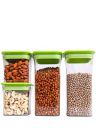 HOMETALES Multipurpose PET Container 1100mlx2, 550mlx2, Green (4U)...