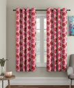 HOMETALES Nature Printed Room Darkening Eyelet Curtain-5 Ft-Pack of 2...