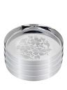HOMETALES Stainless Steel 13 Inches Chapti Khumcha with Laser Etching Pack of 4, Heavy Gauze...