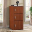 HomeTown Albert Engineered Wood 3-Tier Cabinet...
