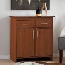 HomeTown Albert Engineered Wood Storage Cabinet in Oak Colour...