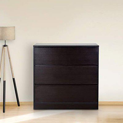 HomeTown Basic Engineered Wood Chest of Drawer in Wenge Colour