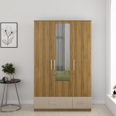 HomeTown Diago 3 Door Wardrobe W Mirror