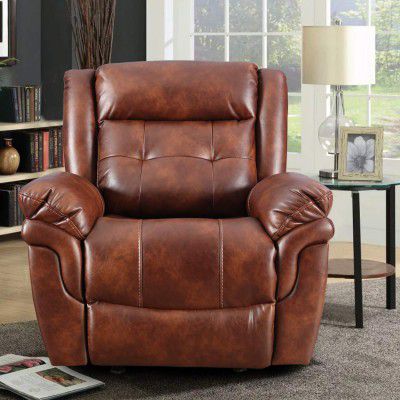 [Extra Rs 20760 OFF] HomeTown Eclairs Fabric Single Seater Sofa in Tan Colour