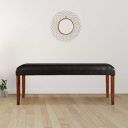 HomeTown Eden Solid Wood Dining Bench in Walnut...