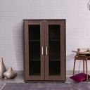 HomeTown Epson Engineered Wood Storage Cabinet in Beech Chocolate Colour...