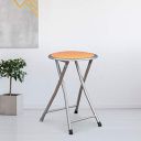 HomeTown Evan Metal Folding Chair in Orange Colour...